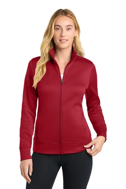 Sport-Tek® Women's Sport-Wick® Fleece Full-Zip Jacket